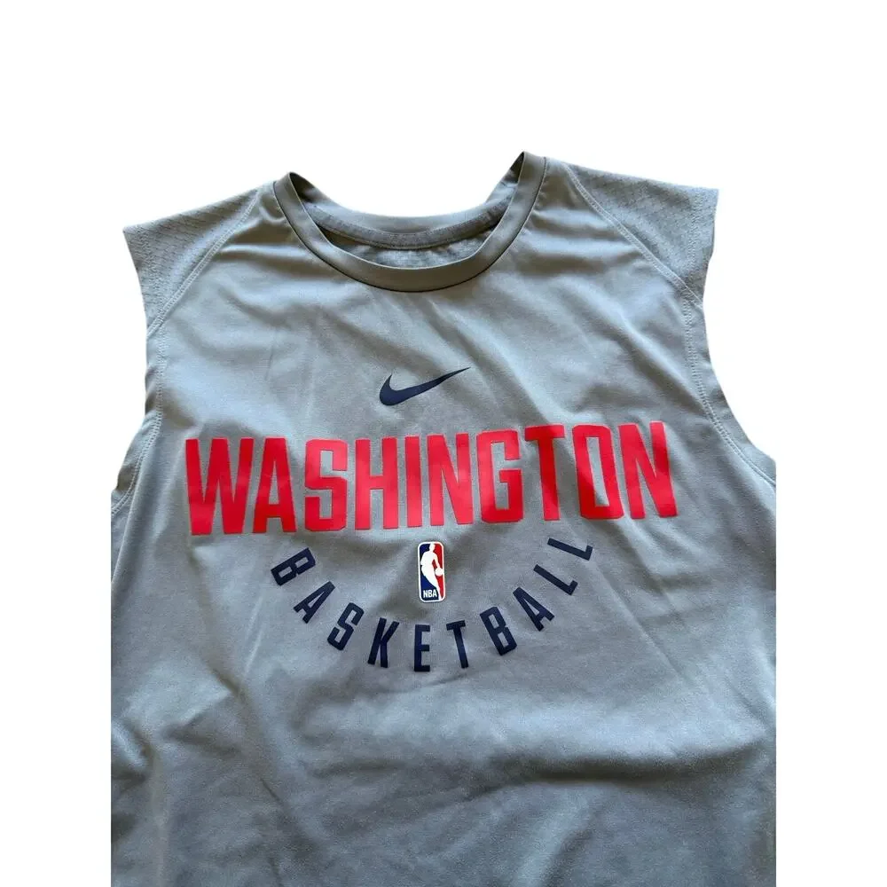 NBA Washington Wizards Nike Dri-Fit Tank Top Men's Medium Tall - Picture 2 of 5